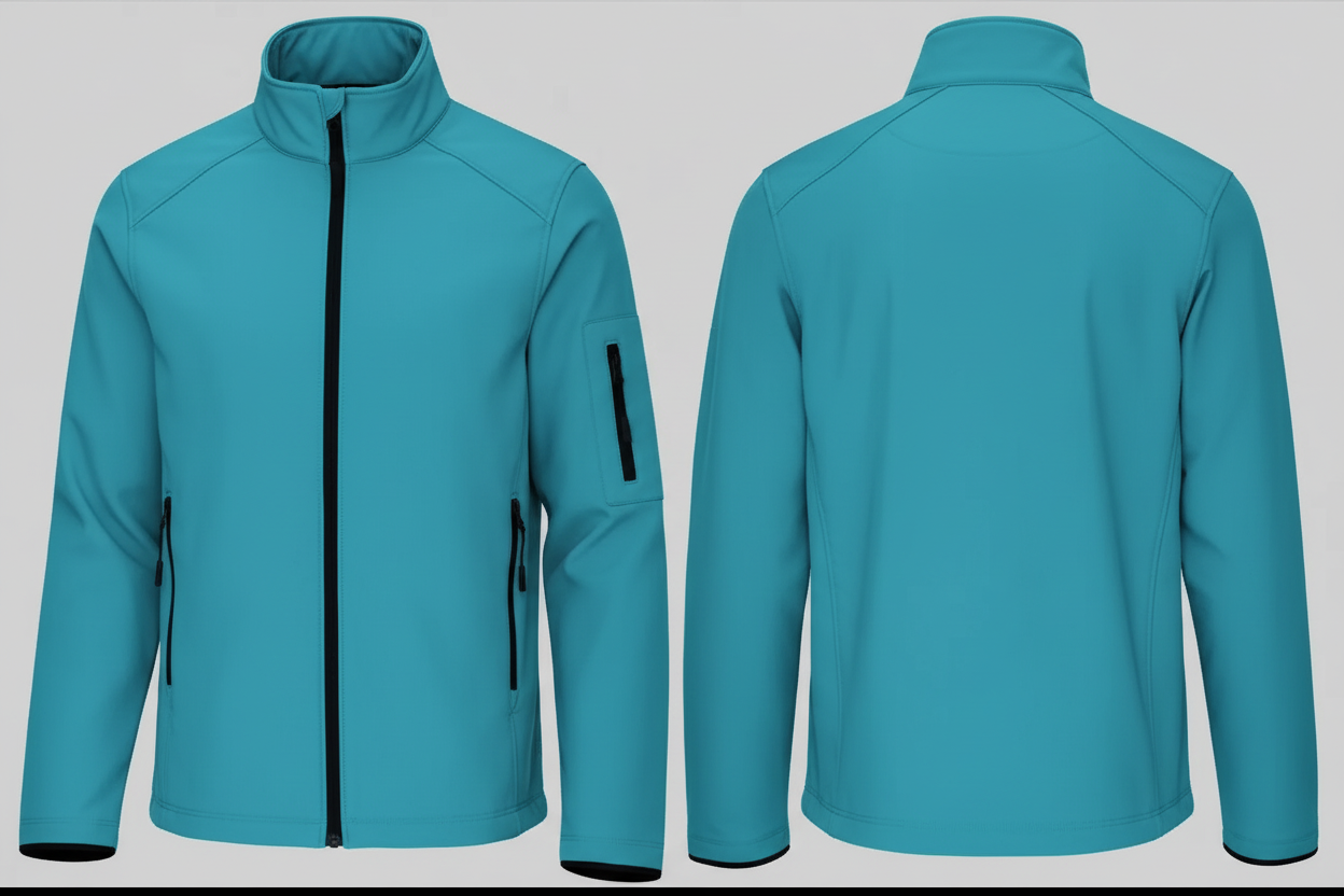 Kariban K401 Heren Softshell Jas Borduren | Polyester | 300 g/m²