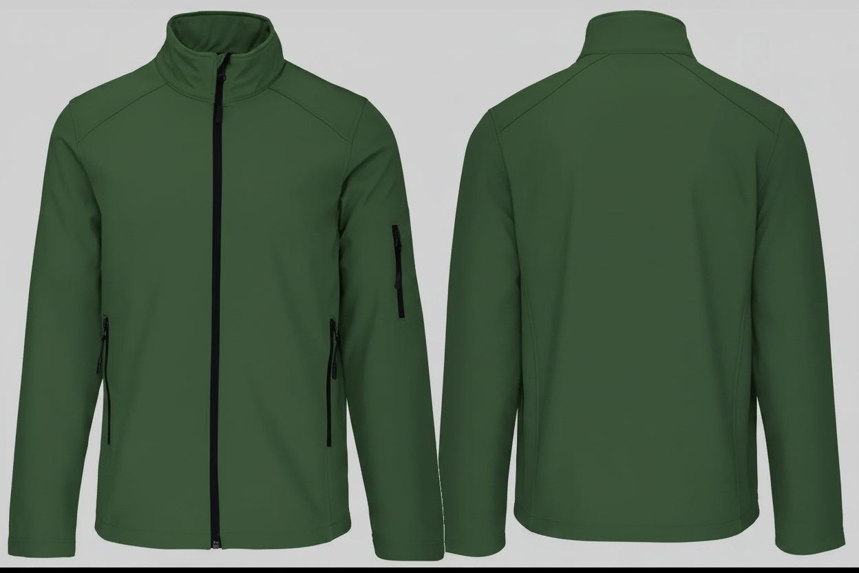 Kariban K401 Heren Softshell Jas Borduren | Polyester | 300 g/m²