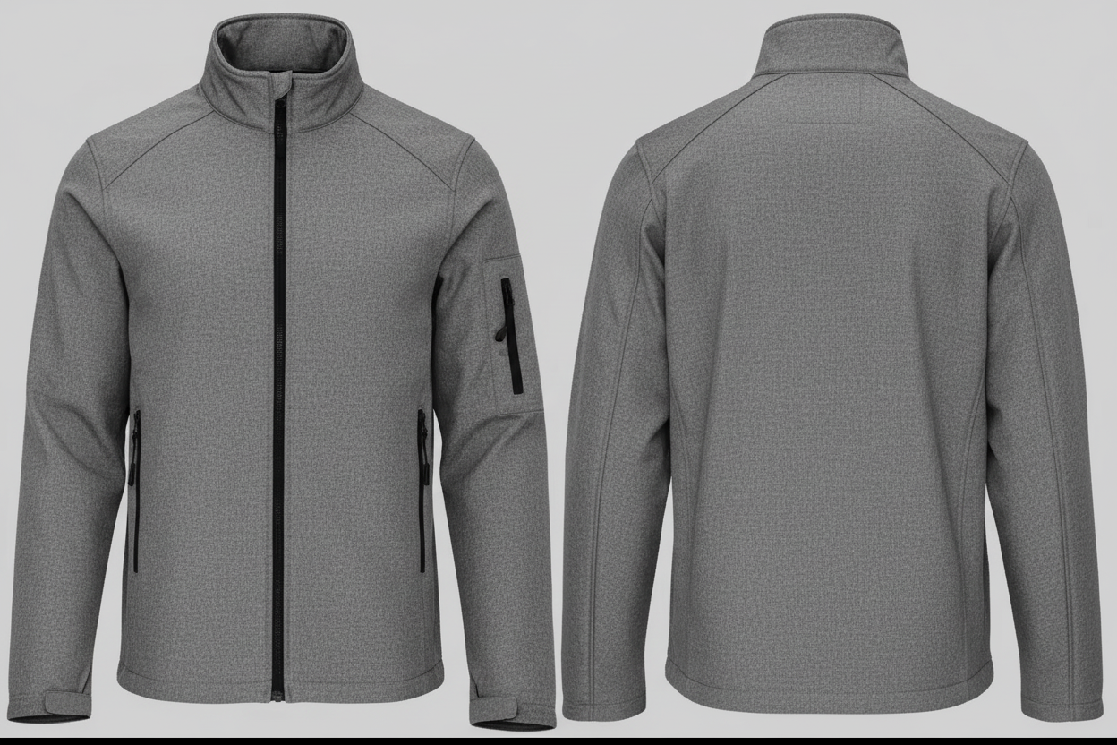 Kariban K401 Heren Softshell Jas Borduren | Polyester | 300 g/m²