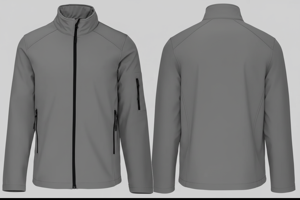 Kariban K401 Heren Softshell Jas Borduren | Polyester | 300 g/m²