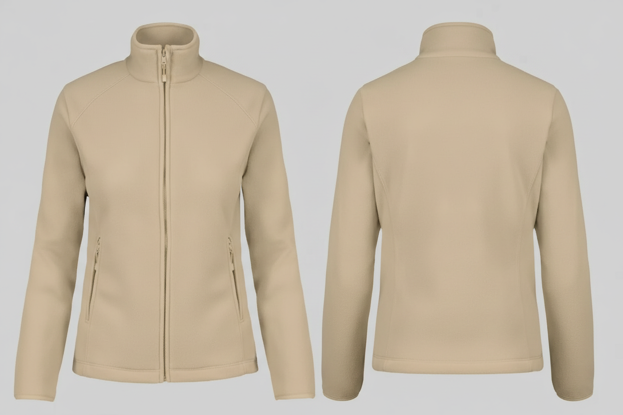 Kariban K907 Maureen Dames Fleece Met Rits Borduren | Polyester | 280 g/m²