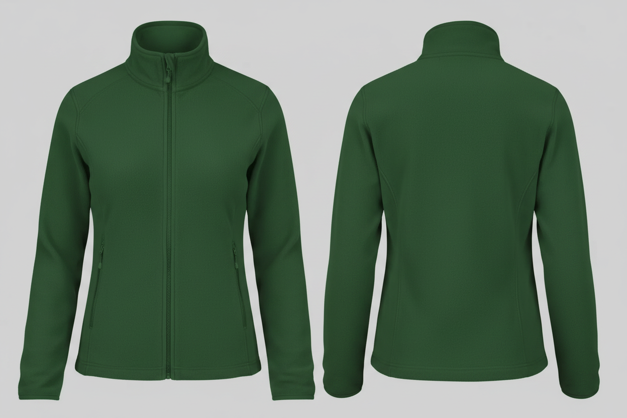 Kariban K907 Maureen Dames Fleece Met Rits Borduren | Polyester | 280 g/m²
