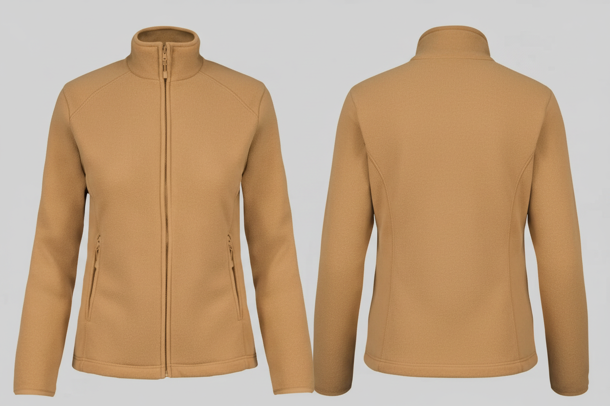 Kariban K907 Maureen Dames Fleece Met Rits Borduren | Polyester | 280 g/m²