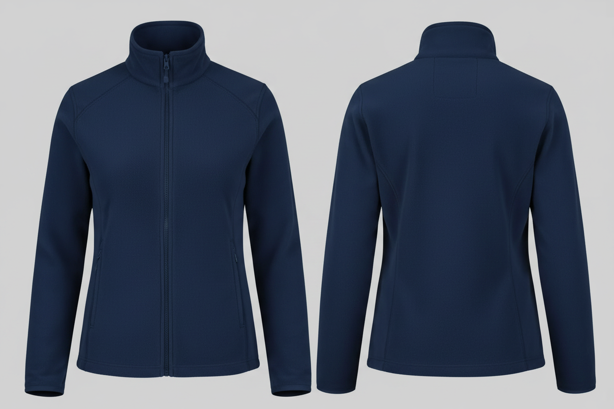 Kariban K907 Maureen Dames Fleece Met Rits Borduren | Polyester | 280 g/m²
