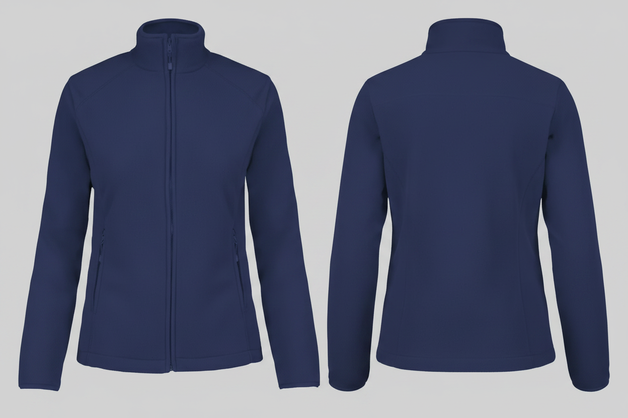 Kariban K907 Maureen Dames Fleece Met Rits Borduren | Polyester | 280 g/m²