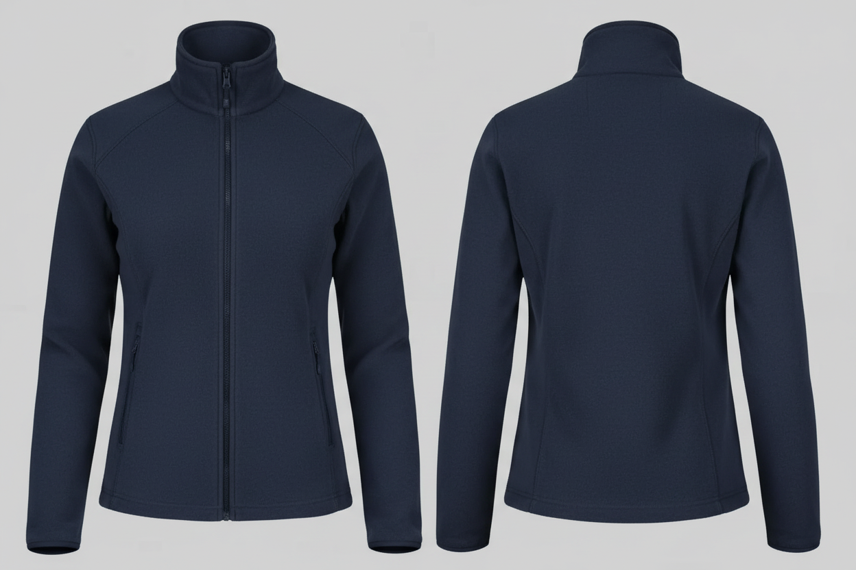 Kariban K907 Maureen Dames Fleece Met Rits Borduren | Polyester | 280 g/m²