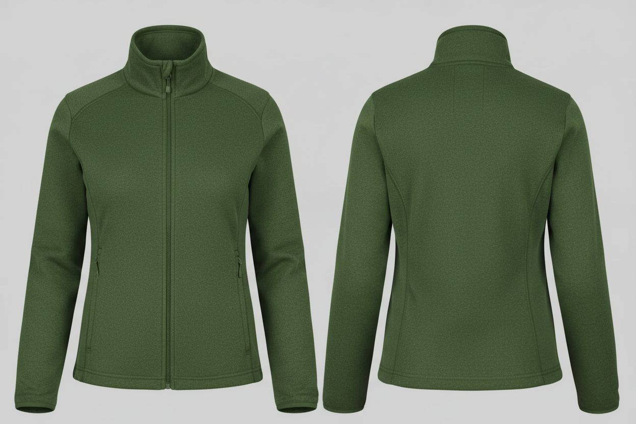 Kariban K907 Maureen Dames Fleece Met Rits Borduren | Polyester | 280 g/m²
