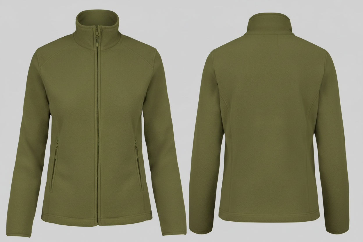 Kariban K907 Maureen Dames Fleece Met Rits Borduren | Polyester | 280 g/m²
