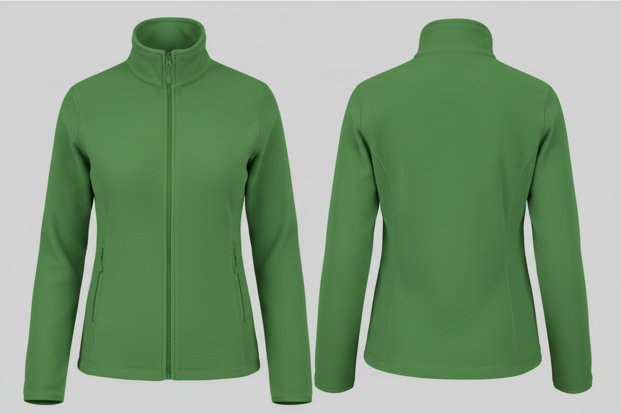 Kariban K907 Maureen Dames Fleece Met Rits Borduren | Polyester | 280 g/m²