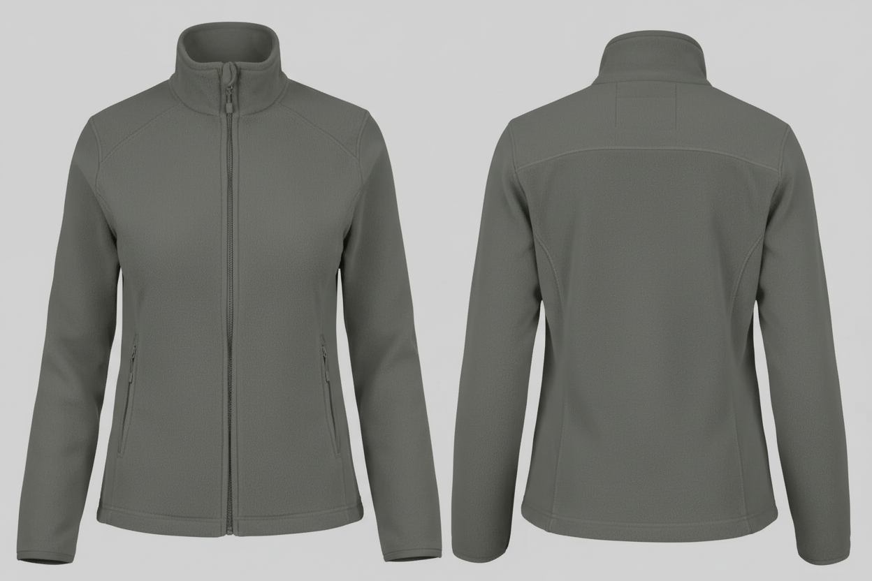 Kariban K907 Maureen Dames Fleece Met Rits Borduren | Polyester | 280 g/m²