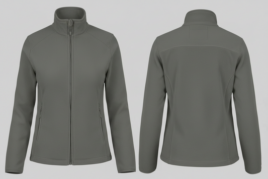 Kariban K907 Maureen Dames Fleece Met Rits Borduren | Polyester | 280 g/m²