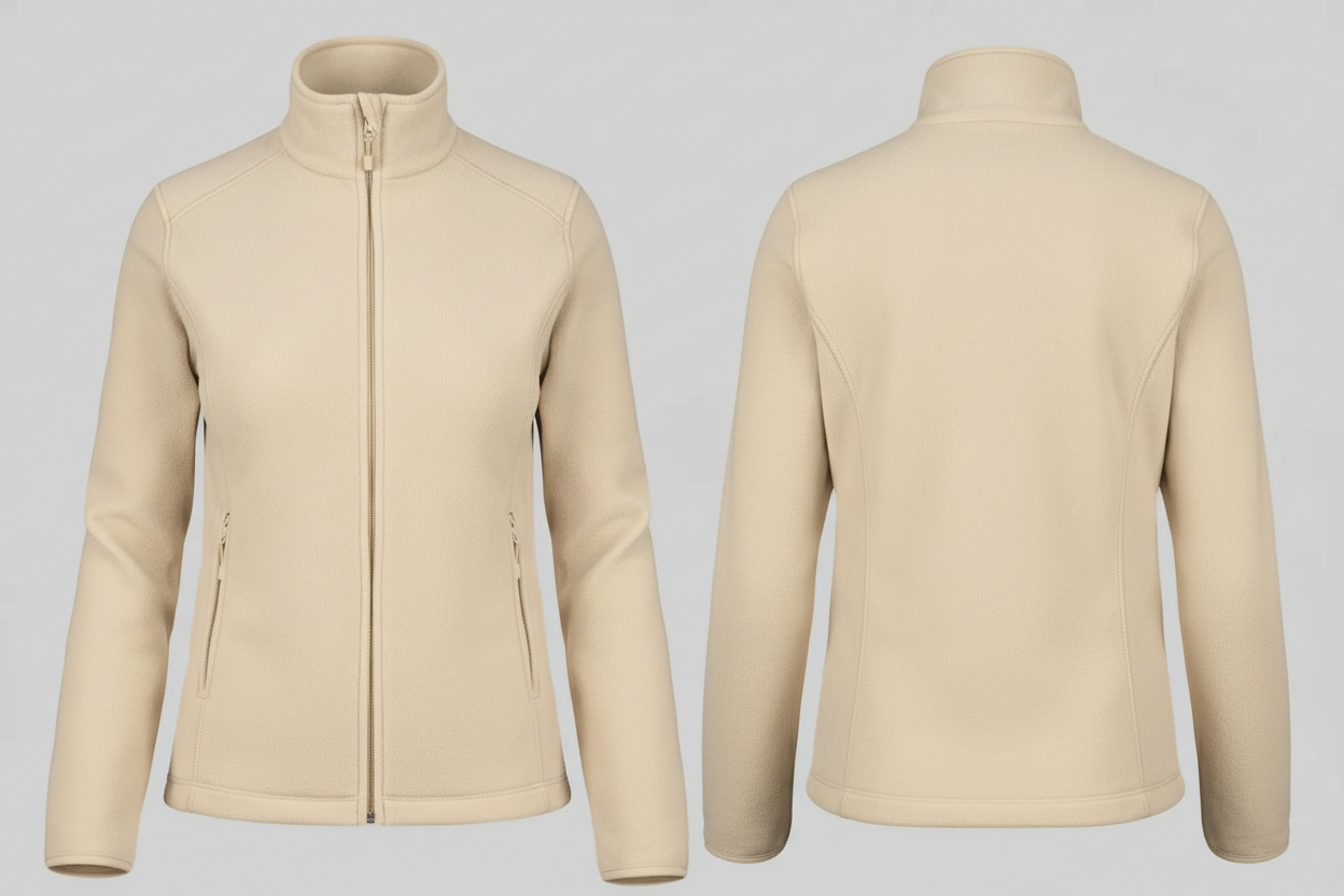 Kariban K907 Maureen Dames Fleece Met Rits Borduren | Polyester | 280 g/m²