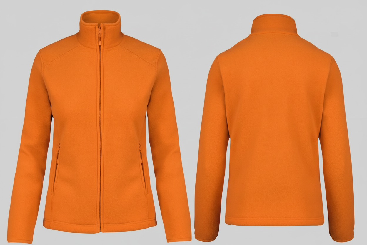 Kariban K907 Maureen Dames Fleece Met Rits Borduren | Polyester | 280 g/m²