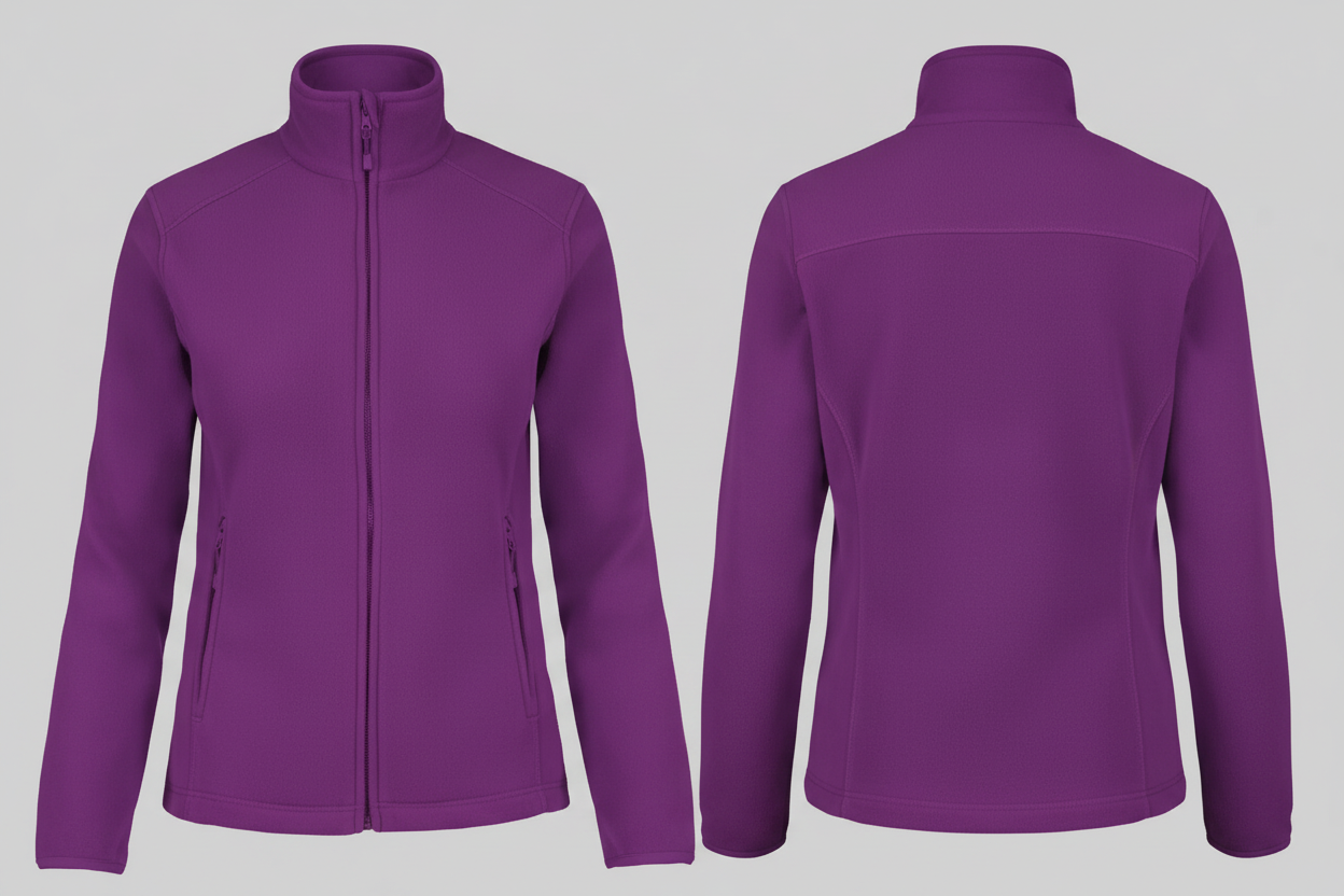 Kariban K907 Maureen Dames Fleece Met Rits Borduren | Polyester | 280 g/m²