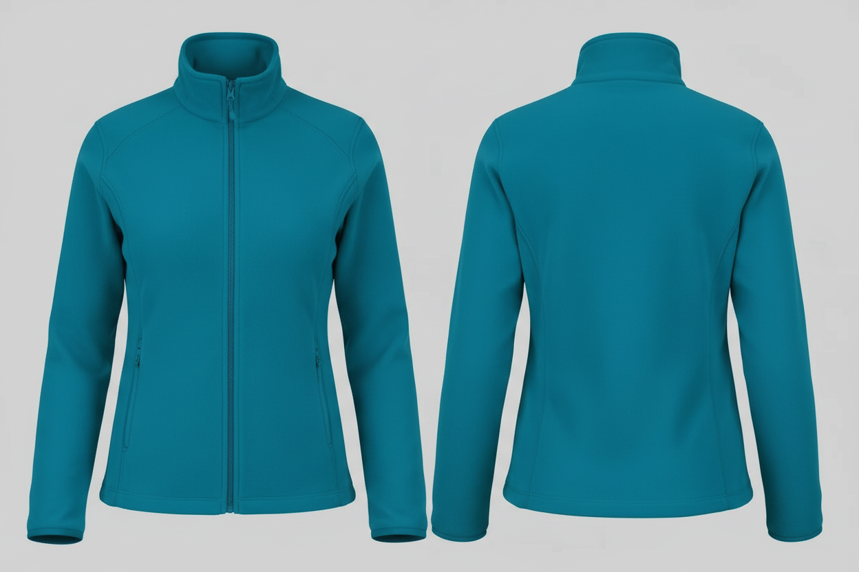 Kariban K907 Maureen Dames Fleece Met Rits Borduren | Polyester | 280 g/m²