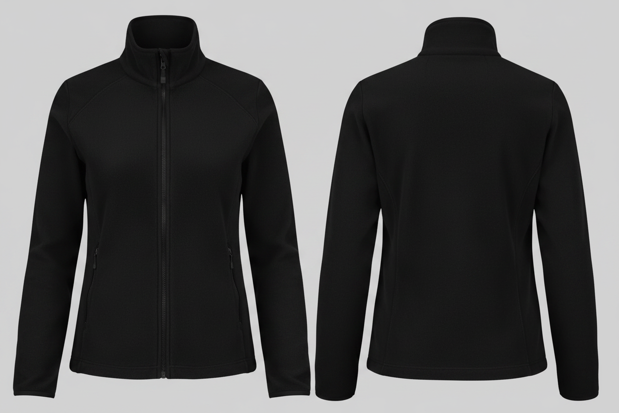 Kariban K907 Maureen Dames Fleece Met Rits Borduren | Polyester | 280 g/m²