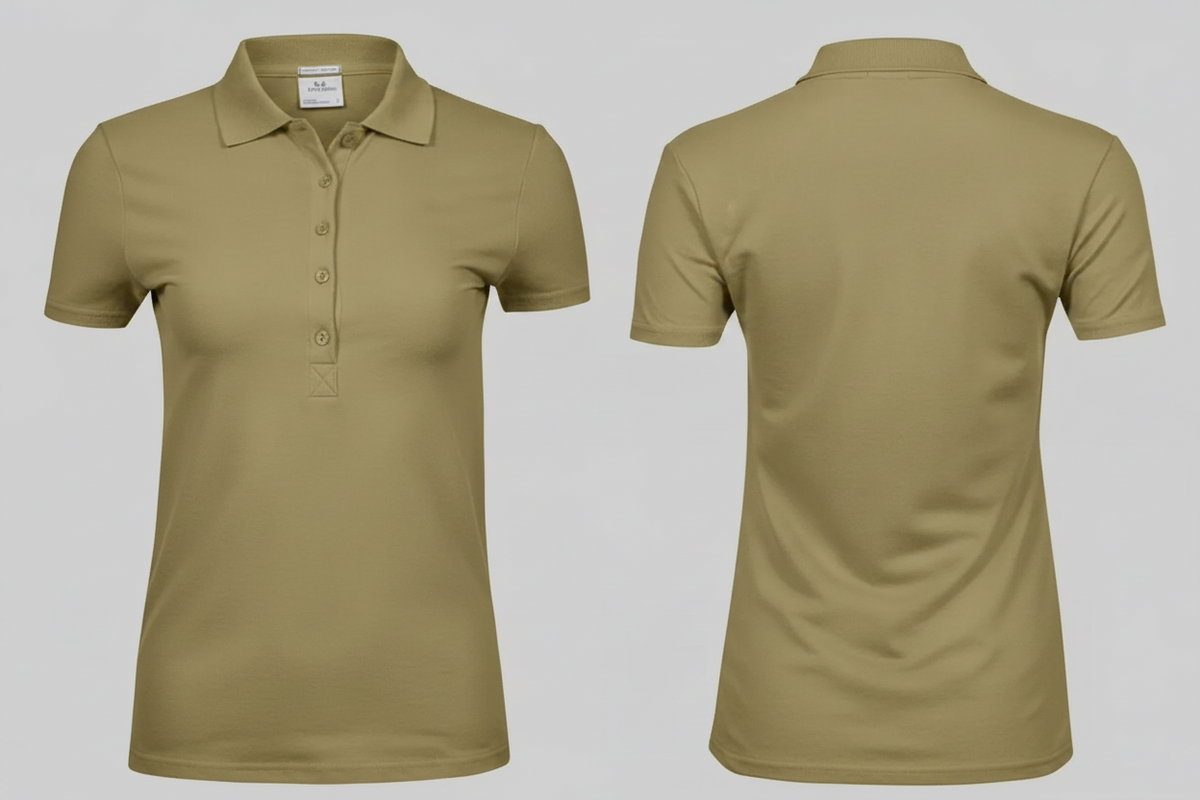 Dames luxe stretch polo borduren kit - Tee Jays TJ145