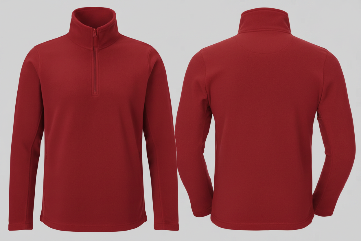 Russell 8740M Rits Fleece Borduren | Fleece | 320 g/m²