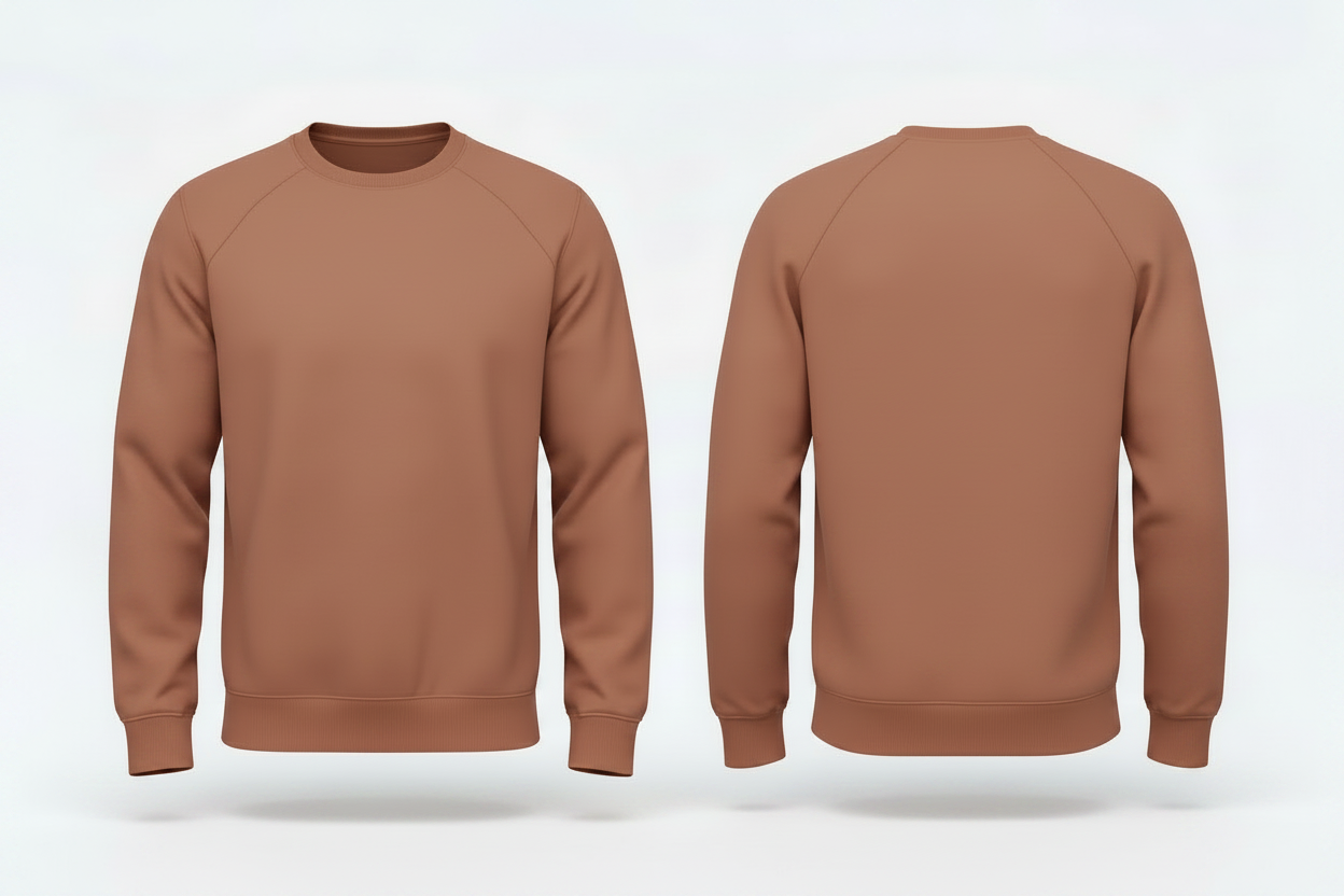 Kariban K480 Heren BIO Sweatshirt Raglanmouwen Borduren | 300 g/m²