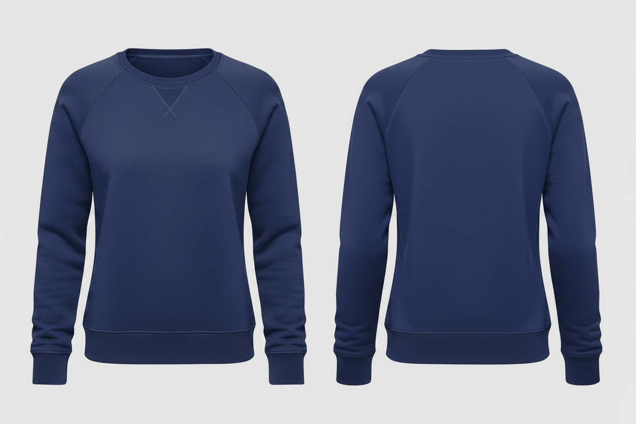 B&C BCW01Q Dames Sweatshirt Borduren | 280 g/m²