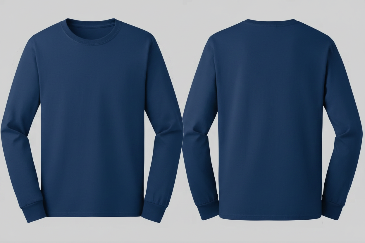 Gildan GN186 Ultra Katoen T-shirt Lange Mouw Borduren | 100% Katoen | 205 g/m²