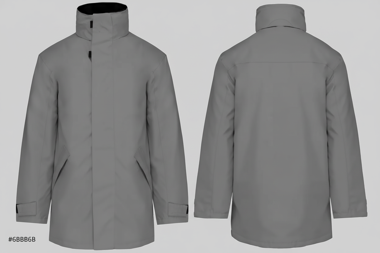Kariban K677 Warme Gevoerde Parka Borduren | 100% Polyester | 450 g/m²