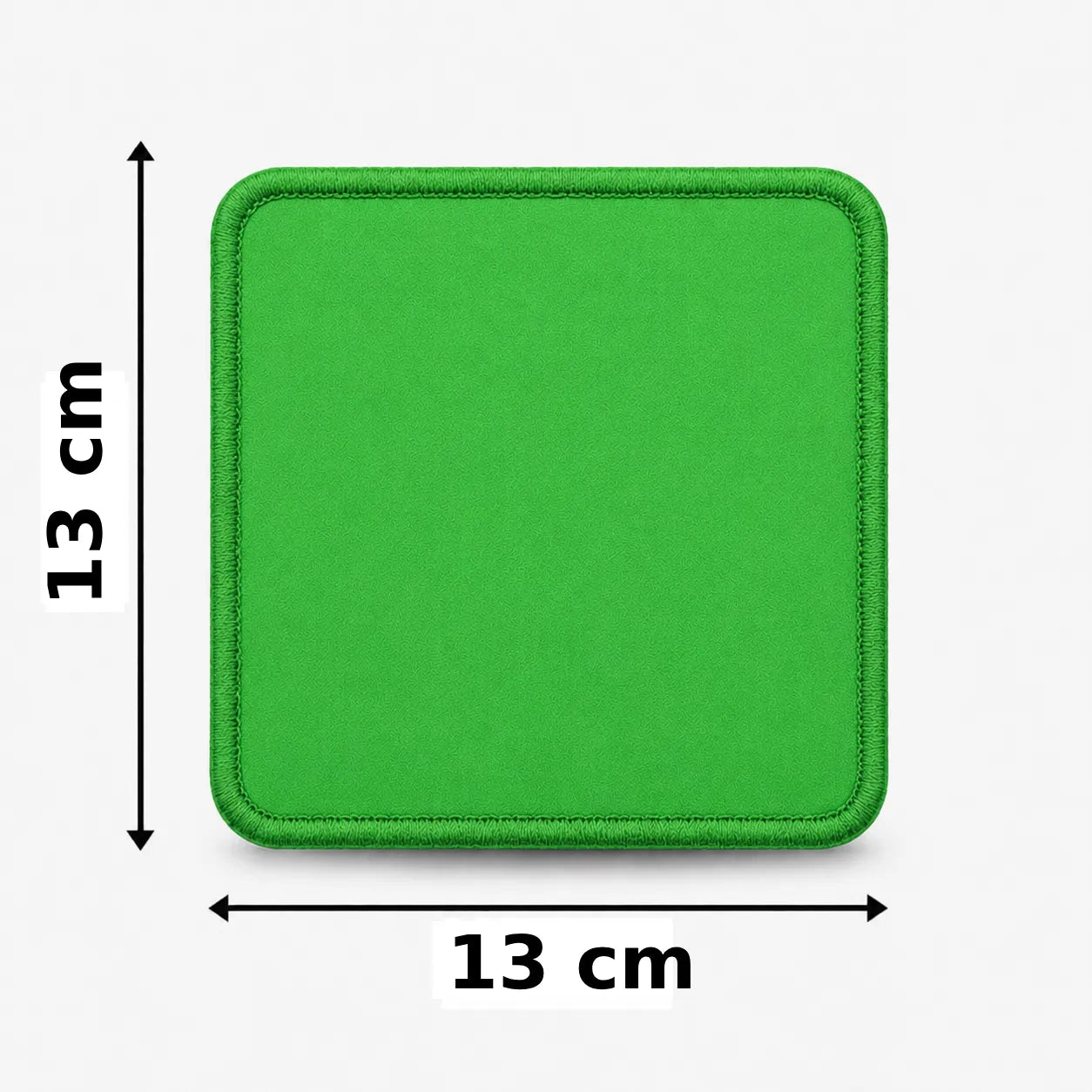 Vierkant 13x13cm embleem borduren