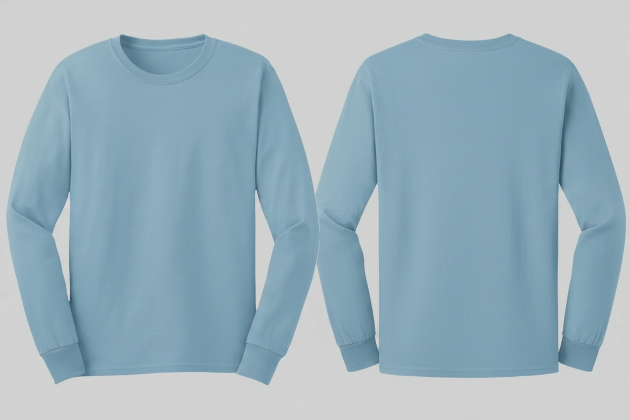 Gildan GN186 Ultra Katoen T-shirt Lange Mouw Borduren | 100% Katoen | 205 g/m²