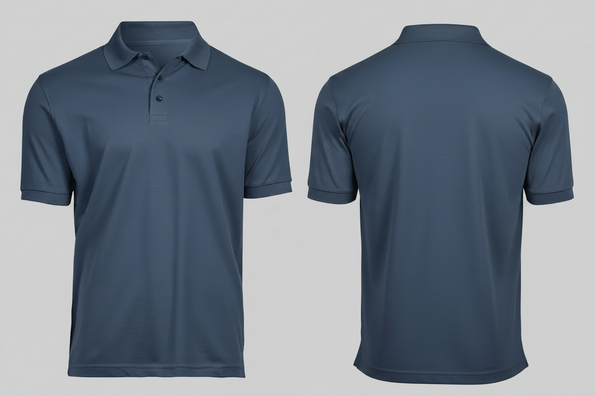 Luxe stretch polo agrarisch & groenvoorziening borduren denim - Tee Jays TJ1405