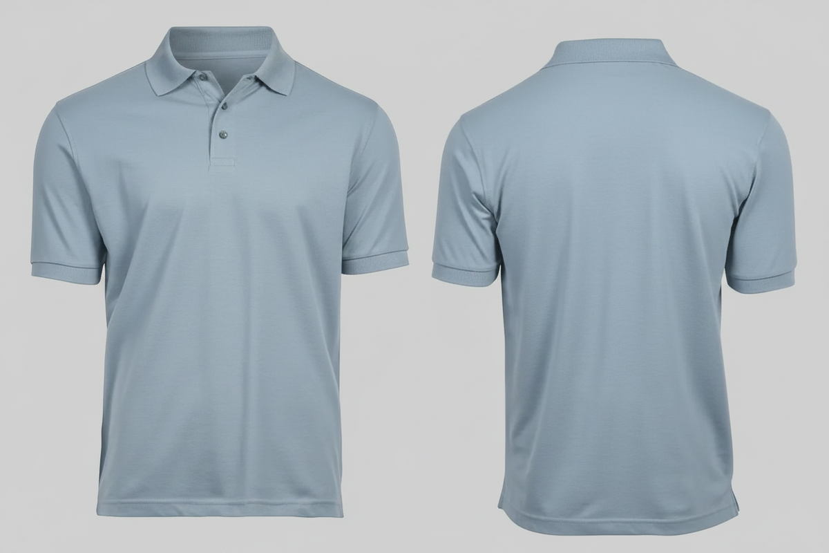 Luxe stretch polo agrarisch & groenvoorziening borduren lichtblauw - Tee Jays TJ1405