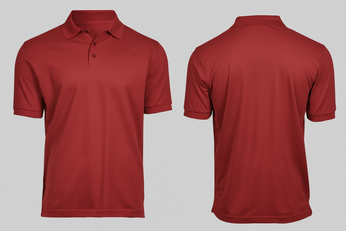 Luxe stretch polo agrarisch & groenvoorziening borduren rood - Tee Jays TJ1405