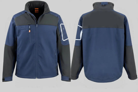 Result RS302 Sabre Softshell Werkjas Borduren | Polyester-Katoen-Elastaan | 1000 g