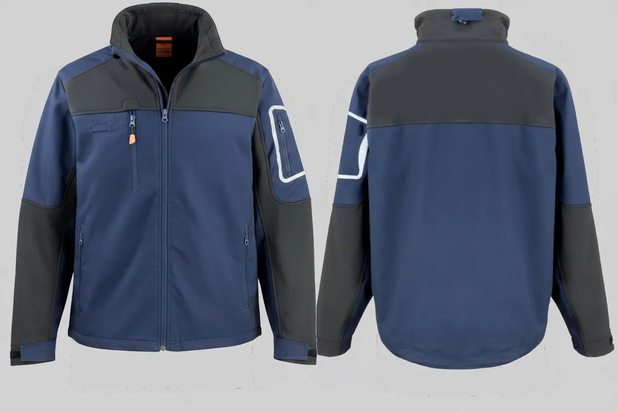 Result RS302 Sabre Softshell Werkjas Borduren | Polyester-Katoen-Elastaan | 1000 g