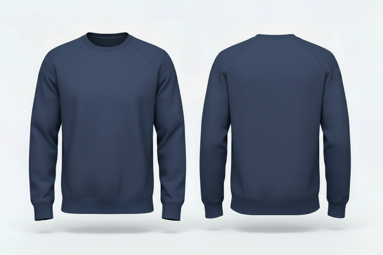 Kariban K480 Heren BIO Sweatshirt Raglanmouwen Borduren | 300 g/m²