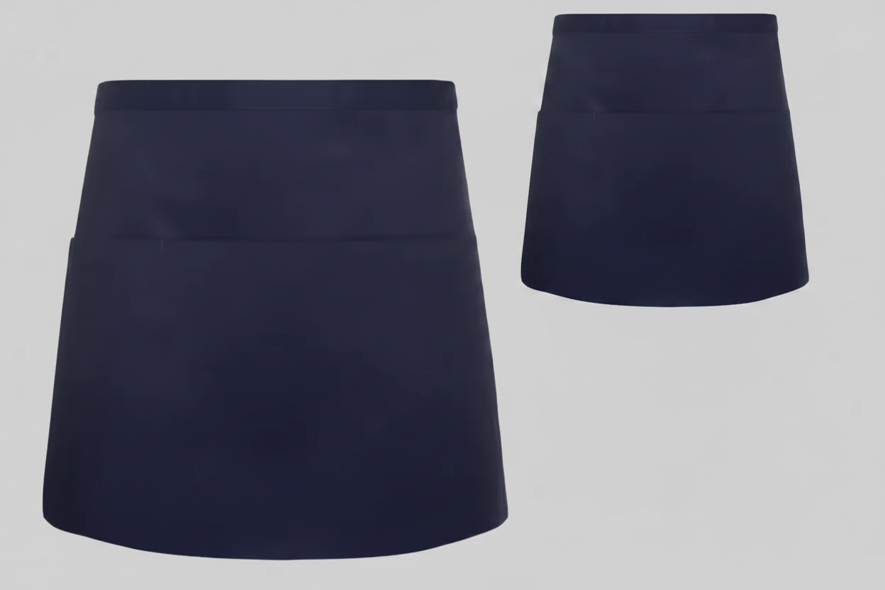 Karlowsky KYBVS3 Basis Schort met Zak Borduren | 65% Polyester / 35% Katoen | 215 g/m²