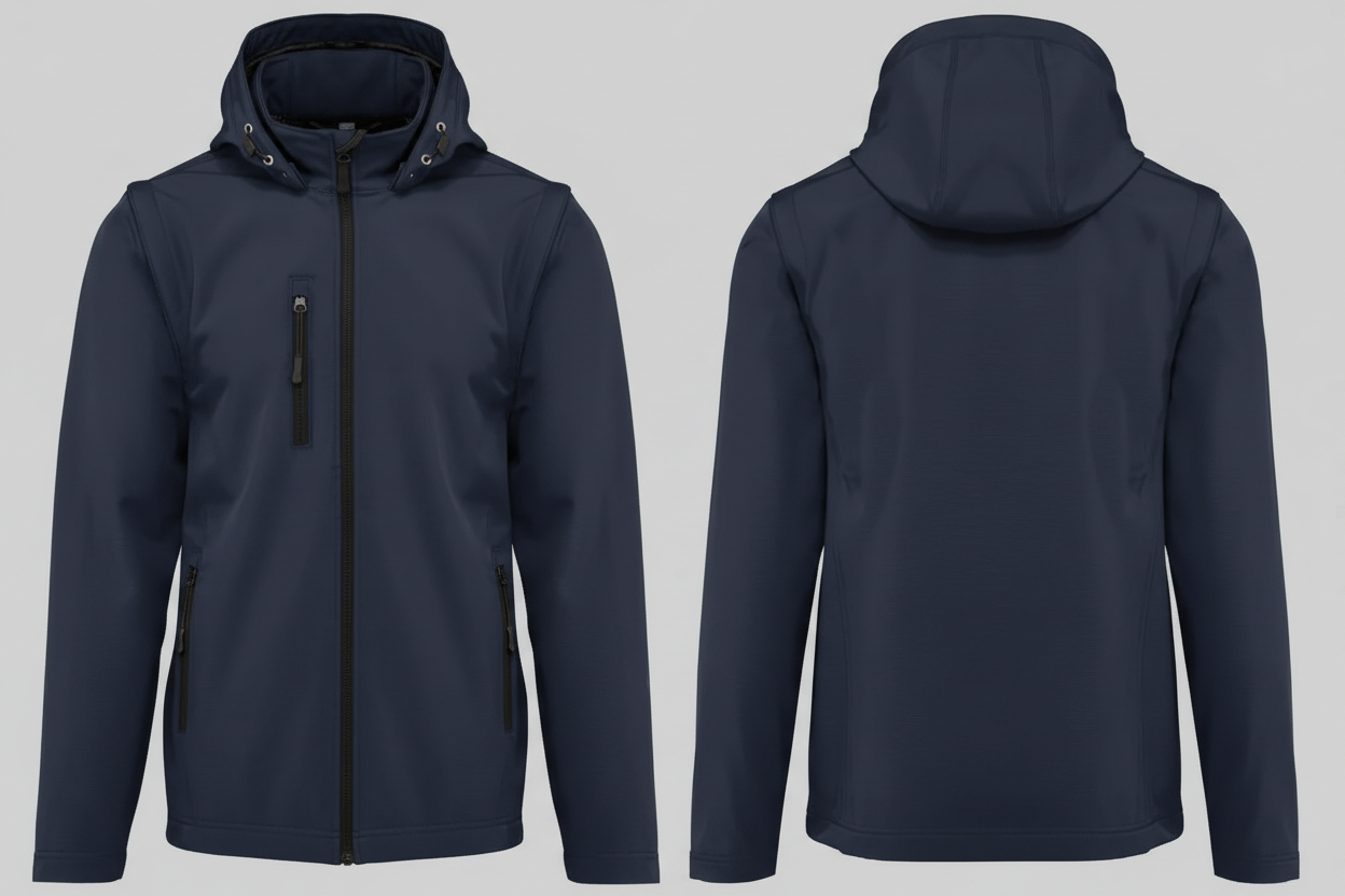 Kariban K422 Unisex Softshell Jas Borduren | 95% Polyester / 5% Elastaan | 3-laags