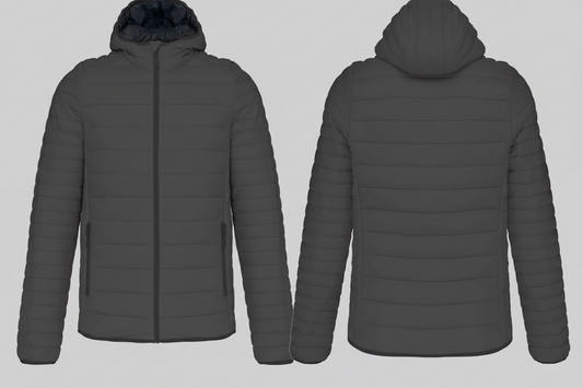 Kariban K6110 Lichte Herenjas met Capuchon Borduren | 100% Polyamide