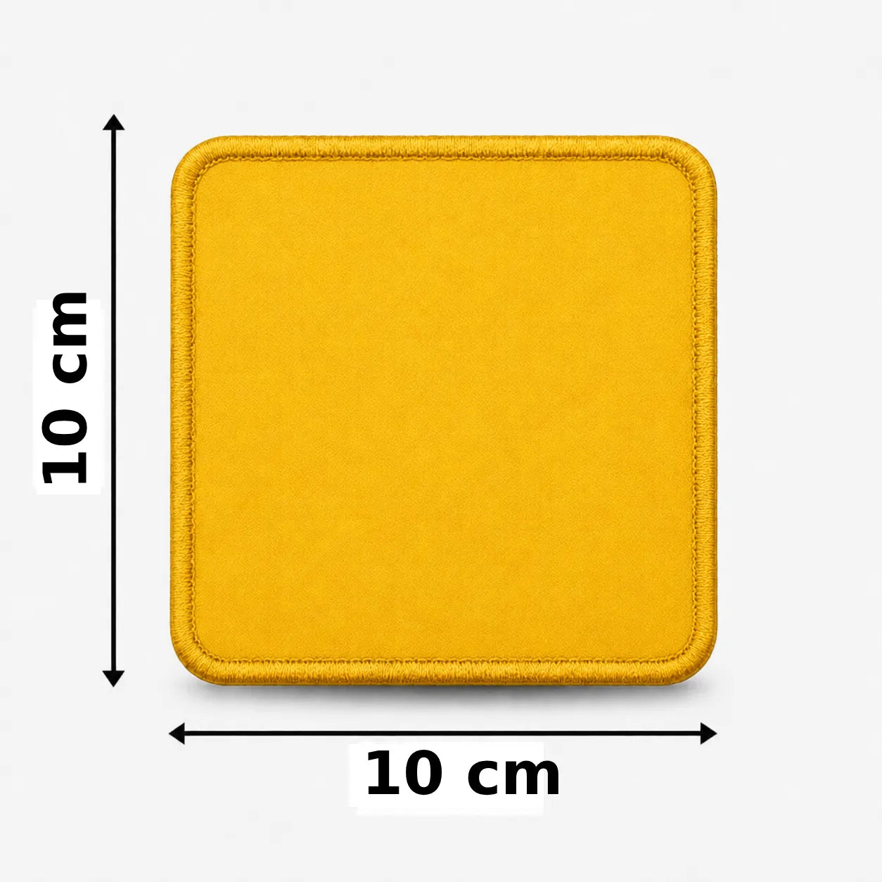 Vierkant 10x10cm embleem borduren