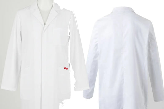 Medische jas borduren wit - Velilla V9008S