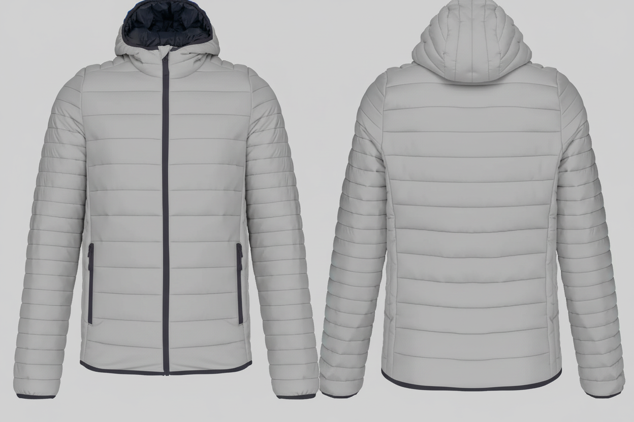 Kariban K6110 Lichte Herenjas met Capuchon Borduren | 100% Polyamide