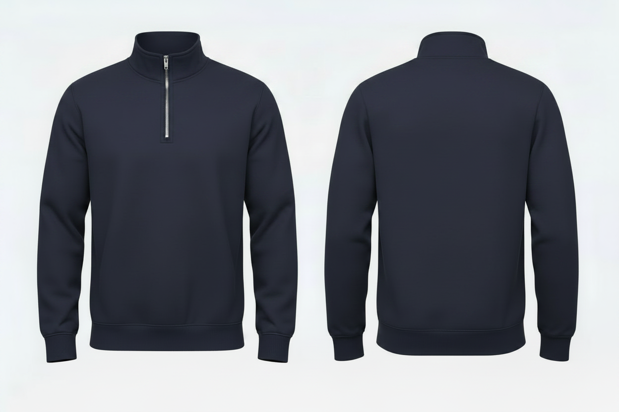 AWDis JH046 Sophomore 1/4 Zip Sweat Borduren | Katoen | 280 g/m²