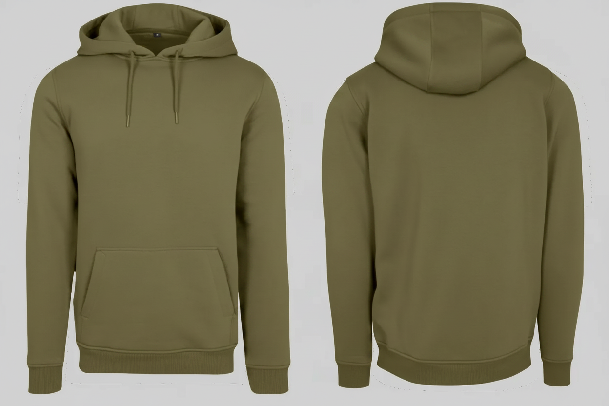 Build Your Brand BY011 Zware Hoodie Borduren | Katoen/Polyester | 300 g/m²