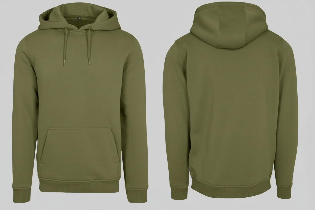 Build Your Brand BY011 Zware Hoodie Borduren | Katoen/Polyester | 300 g/m²