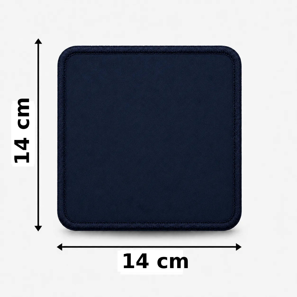 Vierkant 14x14cm embleem borduren