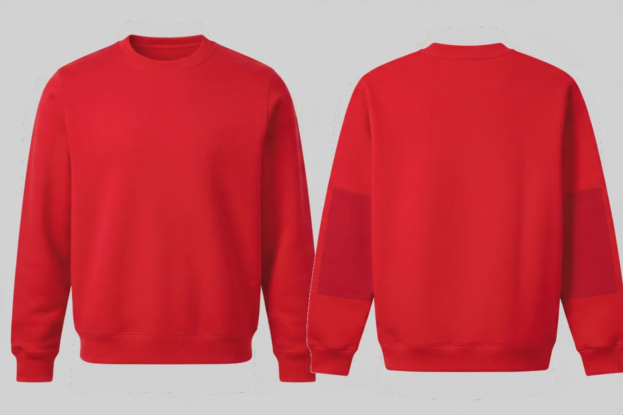 B&C Pro CGWUC20 Comfortabele Robuuste Sweater Met Versterkte Details Borduren | Katoen-Polyester | 280 g/m²