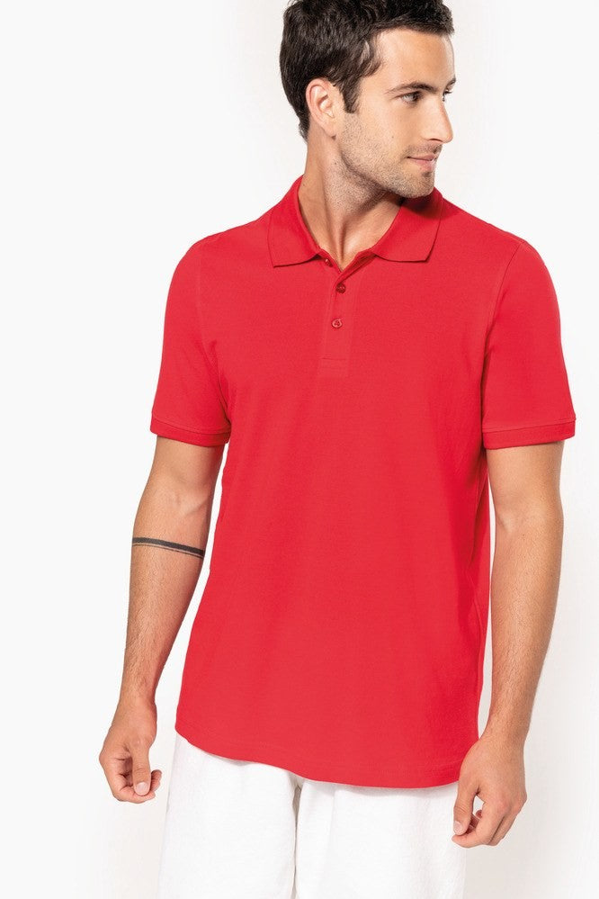 Kariban K254 Piqué-herenpolo korte mouwen Borduren | 100% Katoen Piqué | 215 g/m²