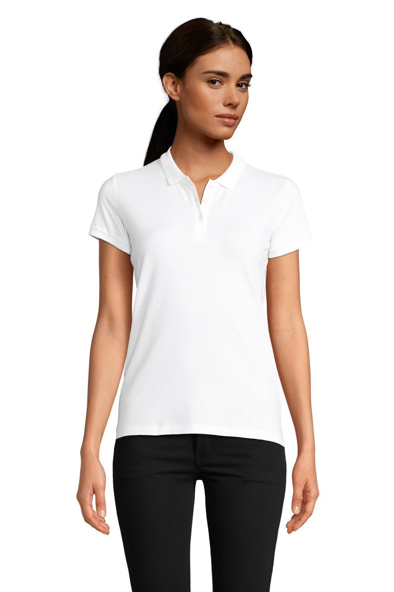Sol's 03575 Planeet Vrouwen Damespolo Borduren | 100% Biologisch Katoen | 170 g/m²