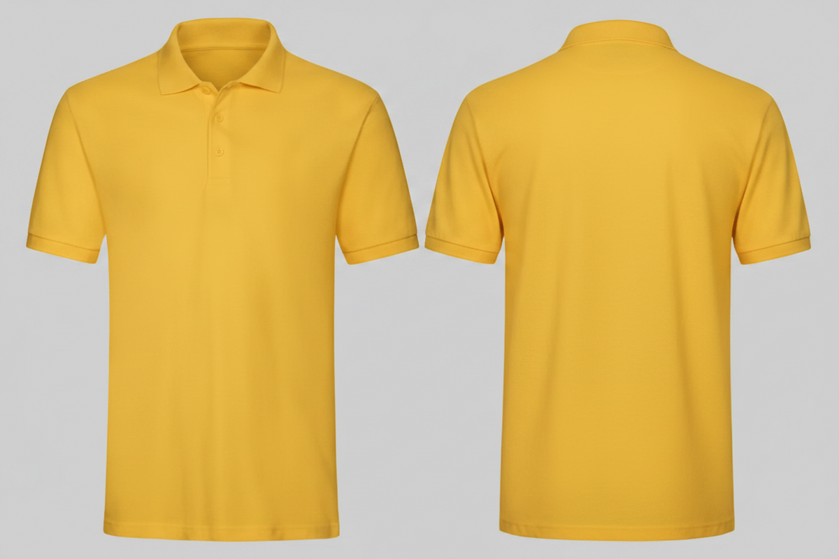 Premium polo schilders & stukadoors borduren zonnebloem - Fruit of the Loom SC385