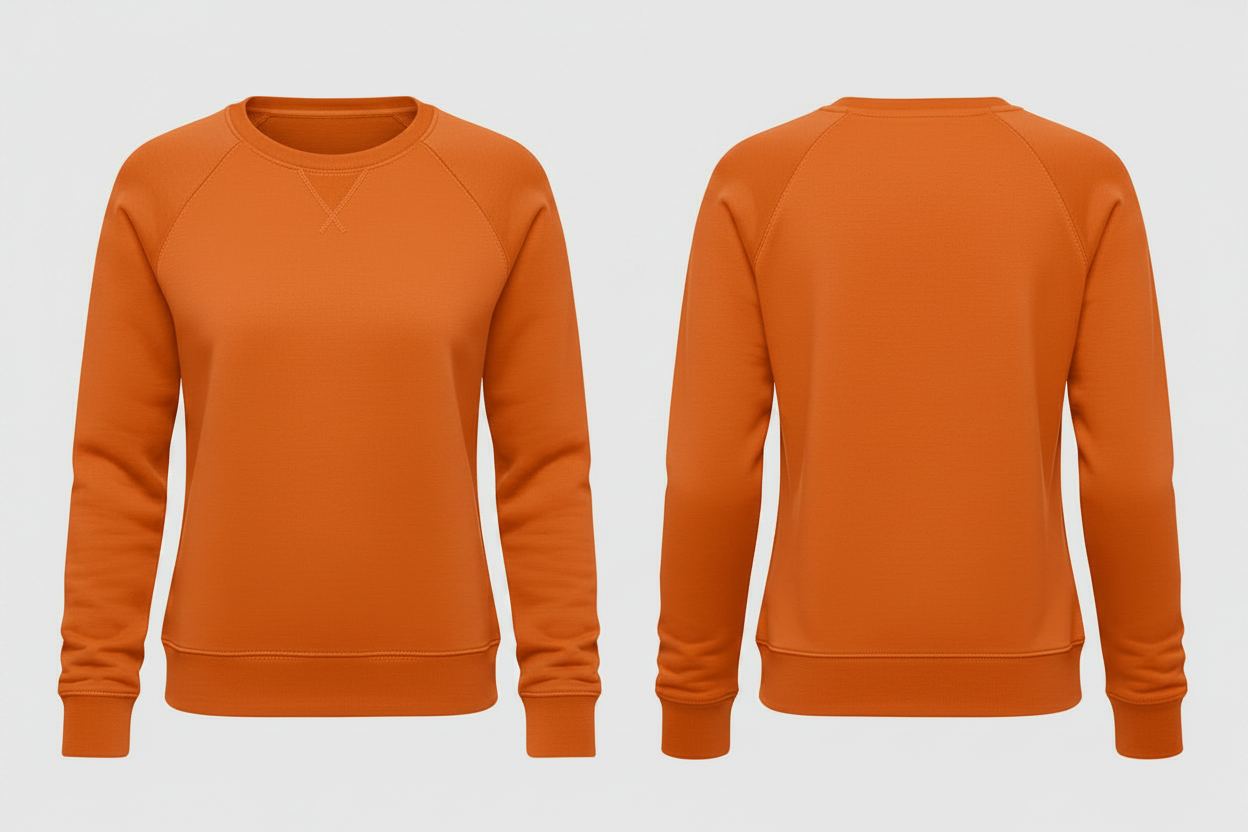 B&C BCW01Q Dames Sweatshirt Borduren | 280 g/m²