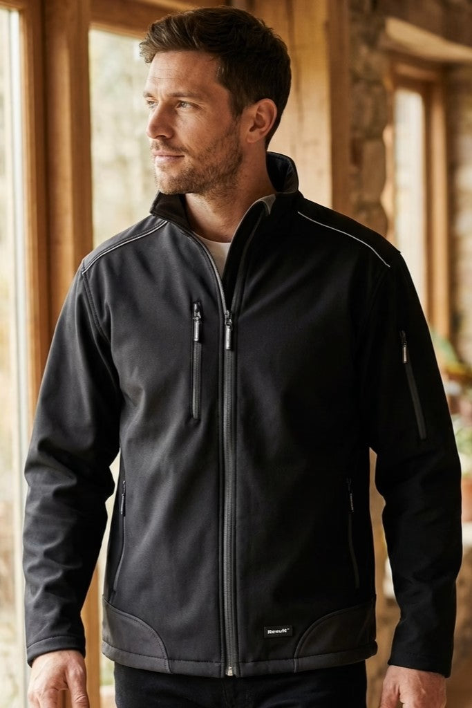 Ripstop softshell werkjas borduren - Result RS124